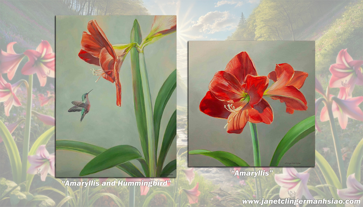 New flower paintings